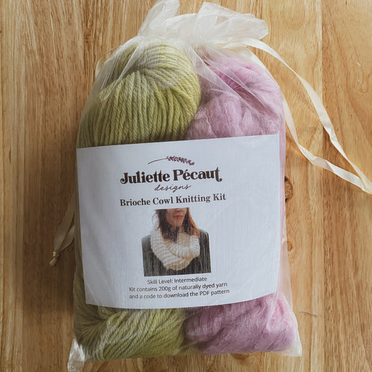 Brioche Cowl Knitting Kit