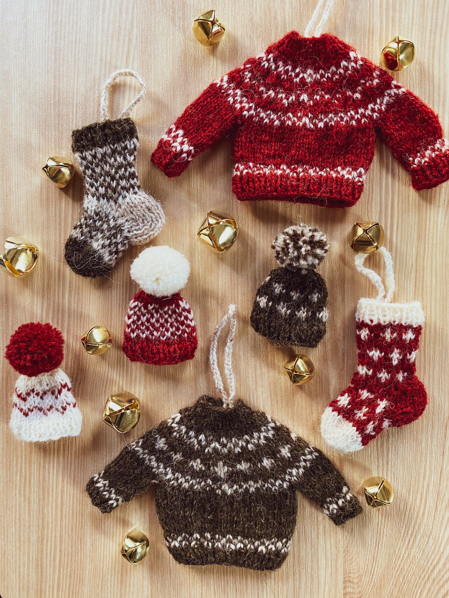 Festive Fair Isle Beanie Ornament Pattern