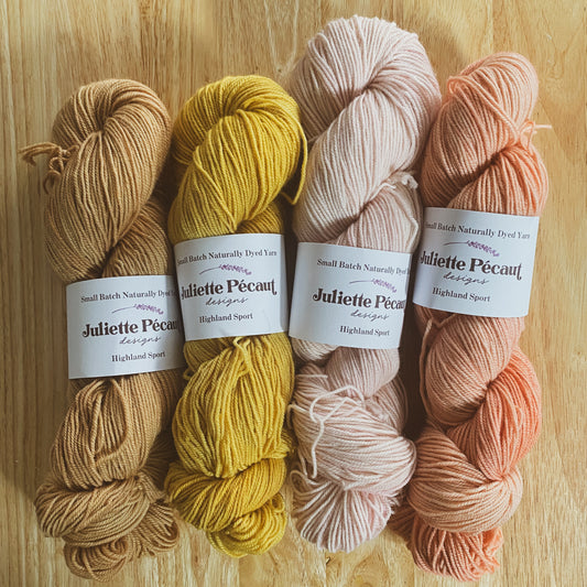 Highland Sport: Naturally Dyed Wool Yarn