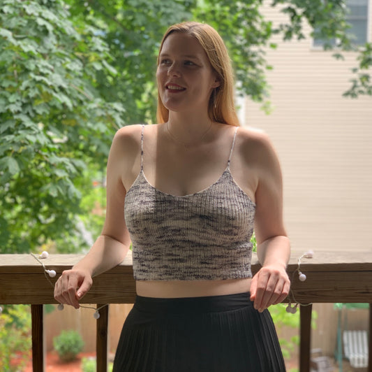 Magpie Crop Top Knitting Pattern