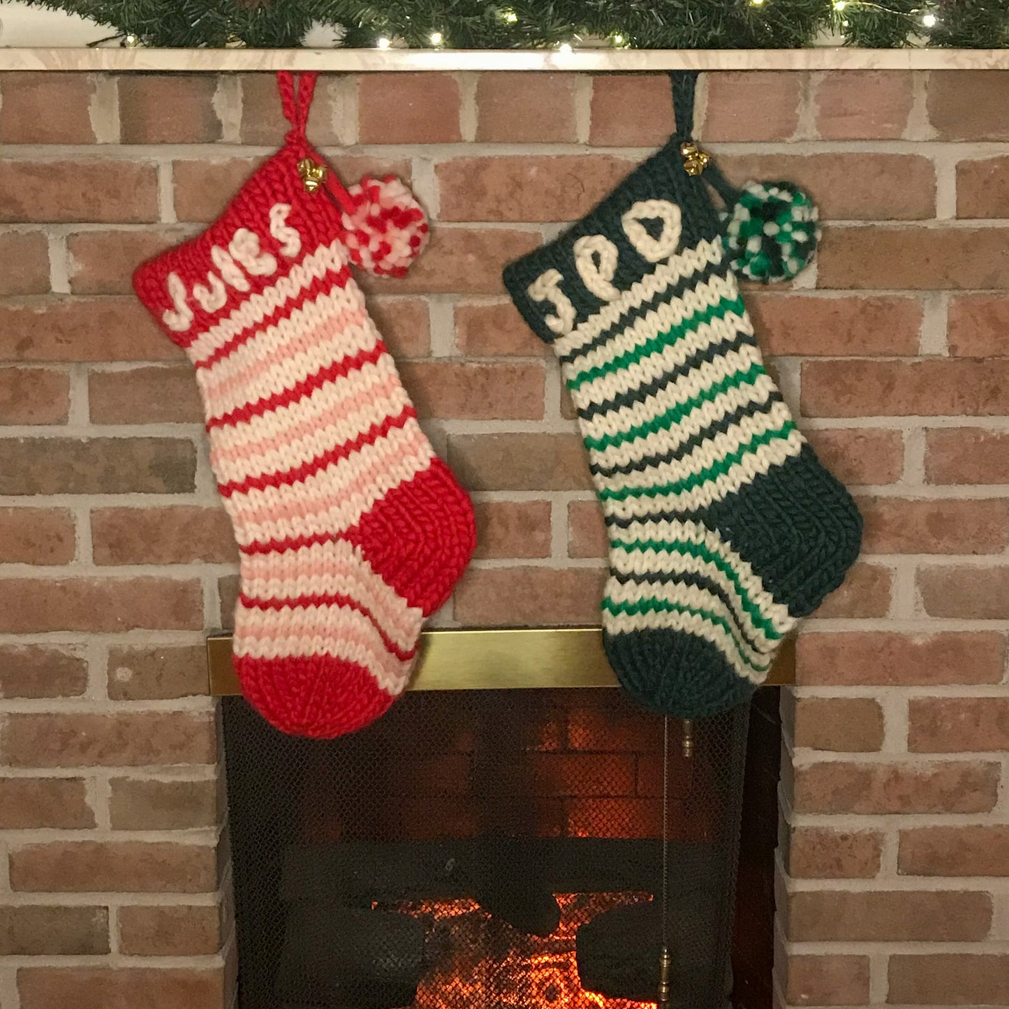 Jingle Jangle Stocking Knitting Pattern