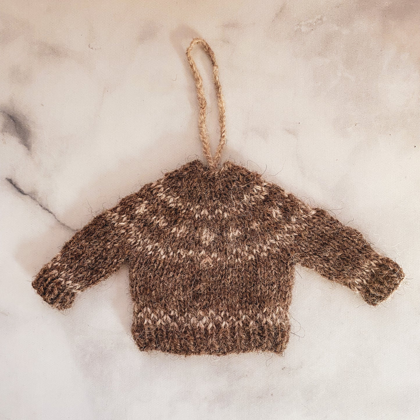 Festive Fair Isle Jumper Ornament Pattern