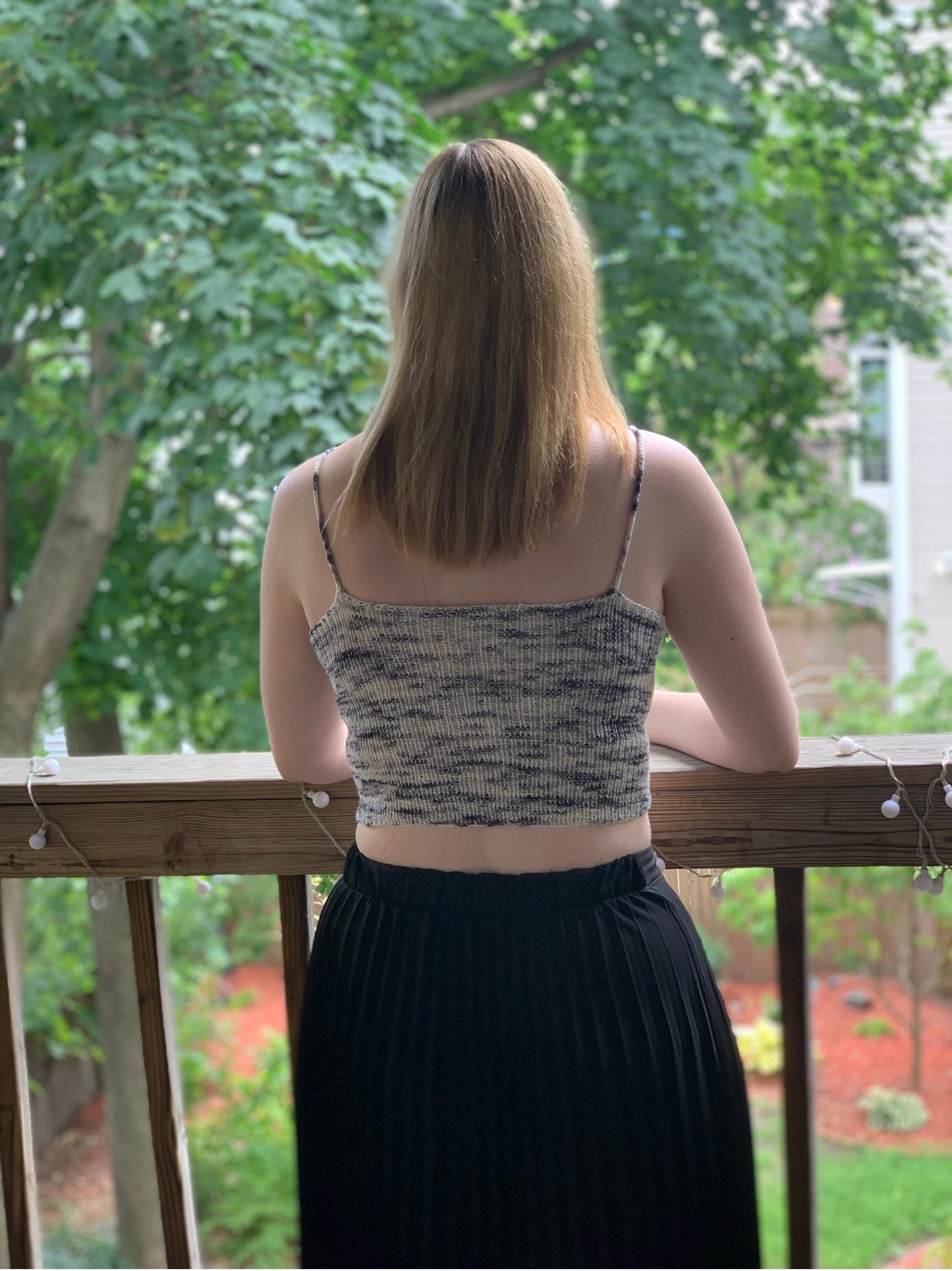 Magpie Crop Top Knitting Pattern