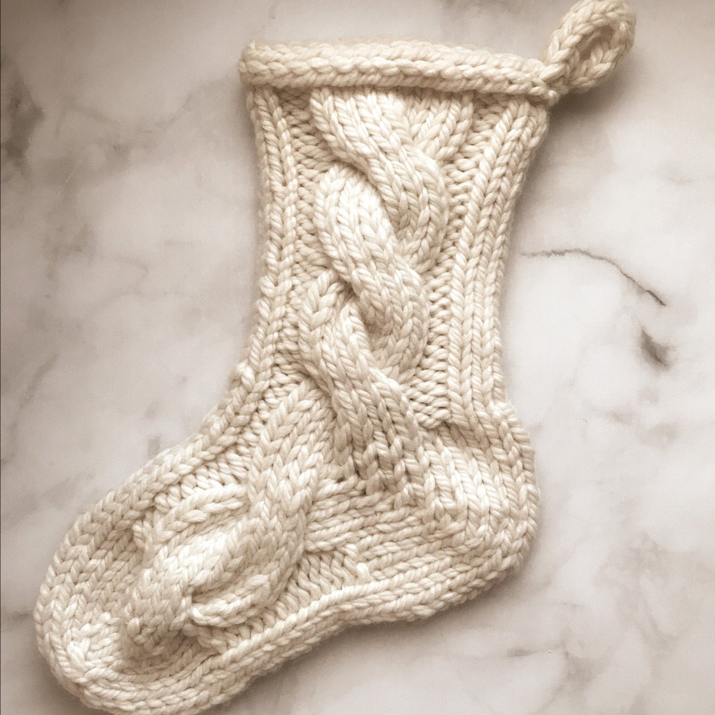Home for Christmas: Cable Stocking Pattern