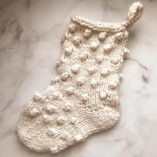 Home for Christmas: Bobble Stocking Pattern