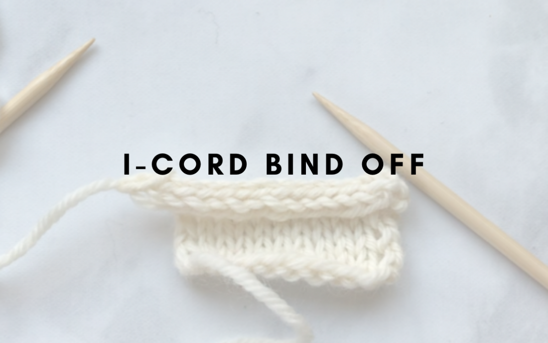i-cord bind off knitting tutorial