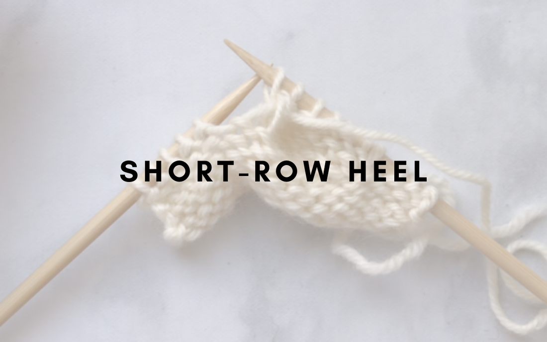 short-row heel knitting tutorial