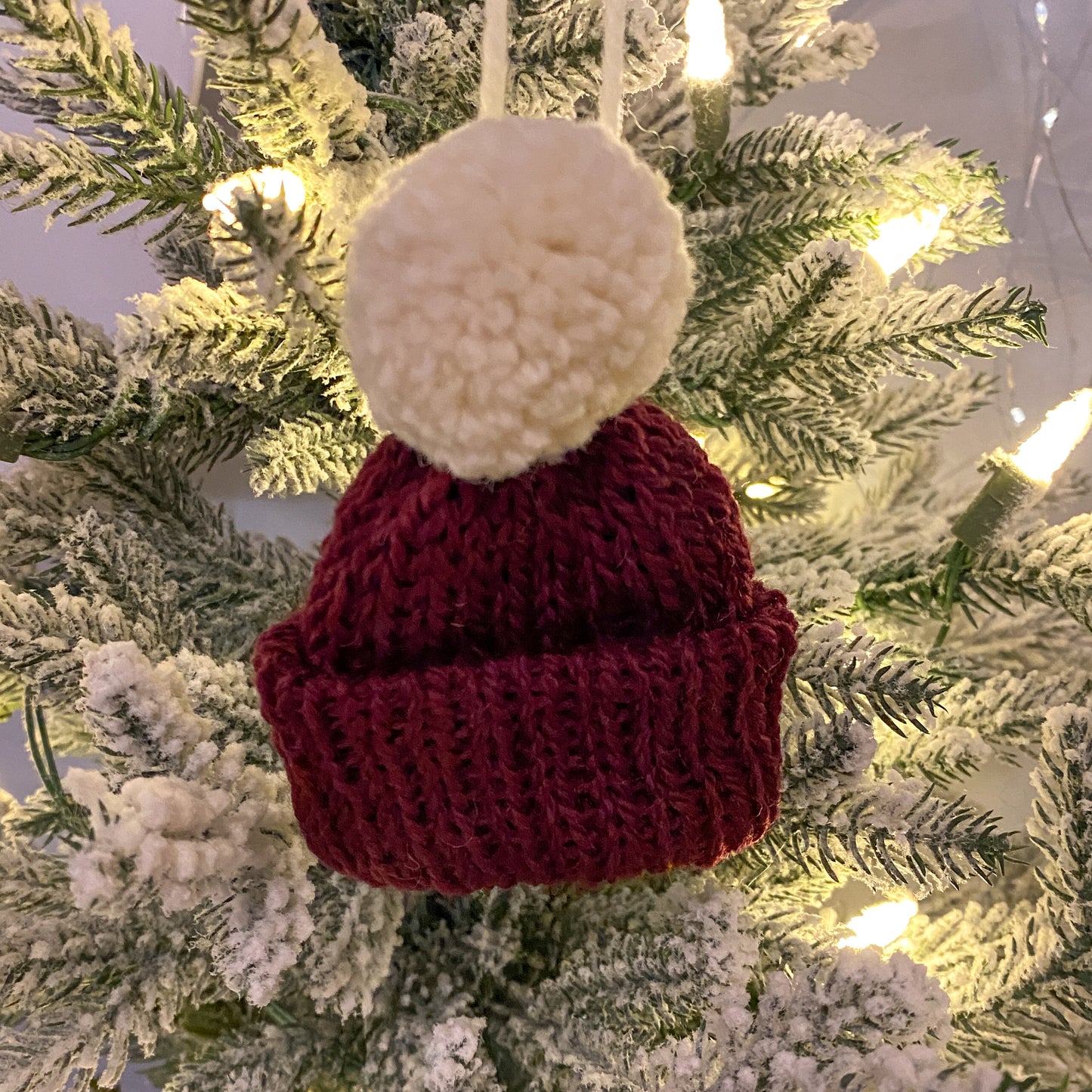 Mini Beanie Ornament
