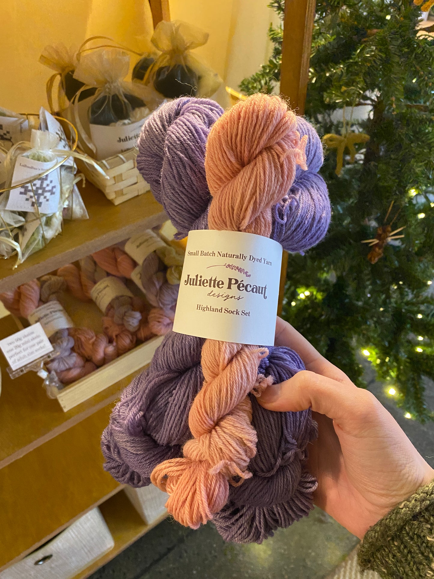 Highland Sock Sets: Naturally Dyed Wool Sock Yarn