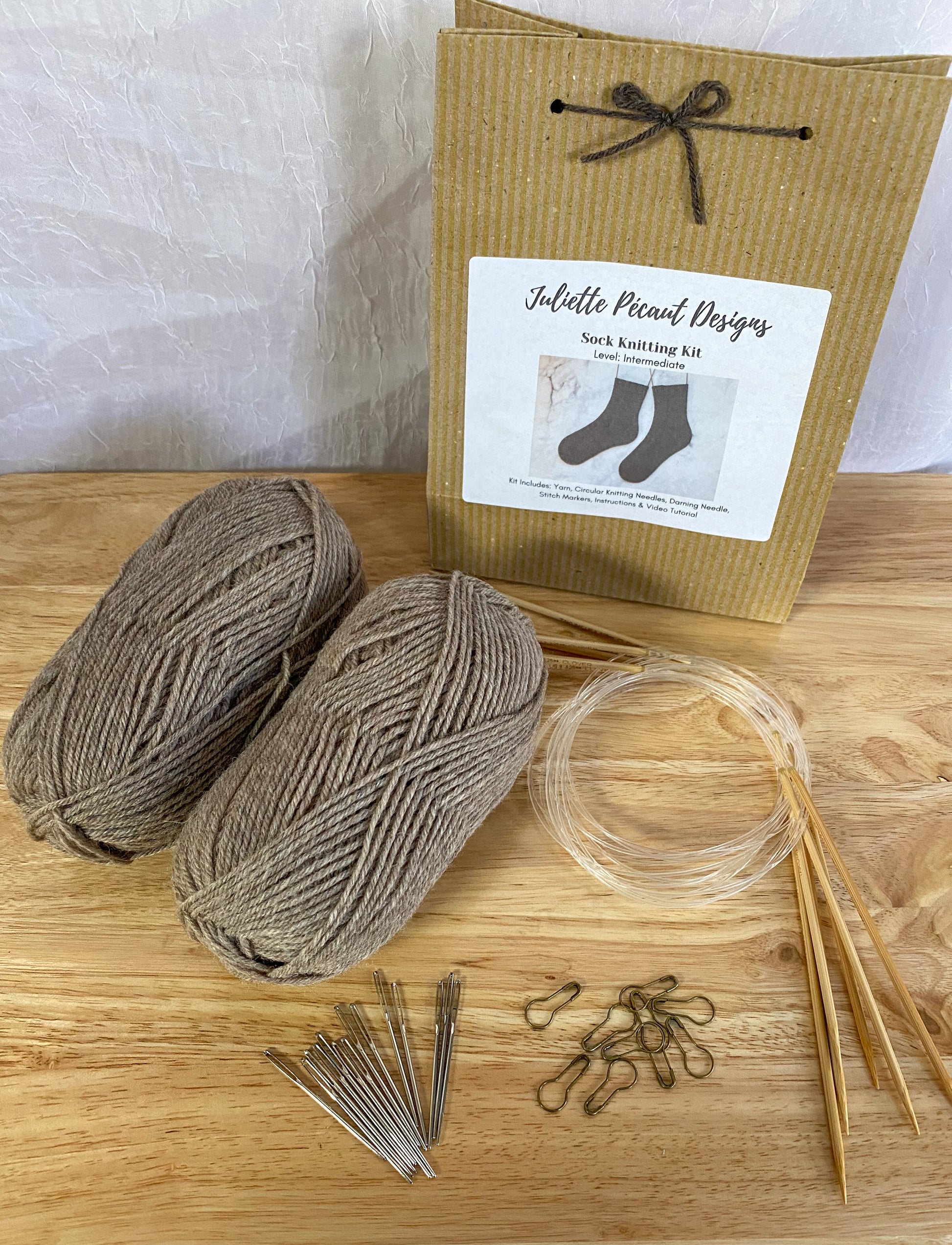 Sock Instruction ring stitch marker set by Katrinkles - Argyle Yarn Shop