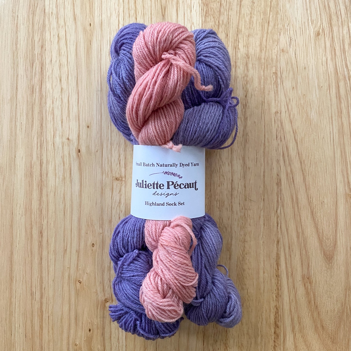 Highland Sock Sets: Naturally Dyed Wool Sock Yarn
