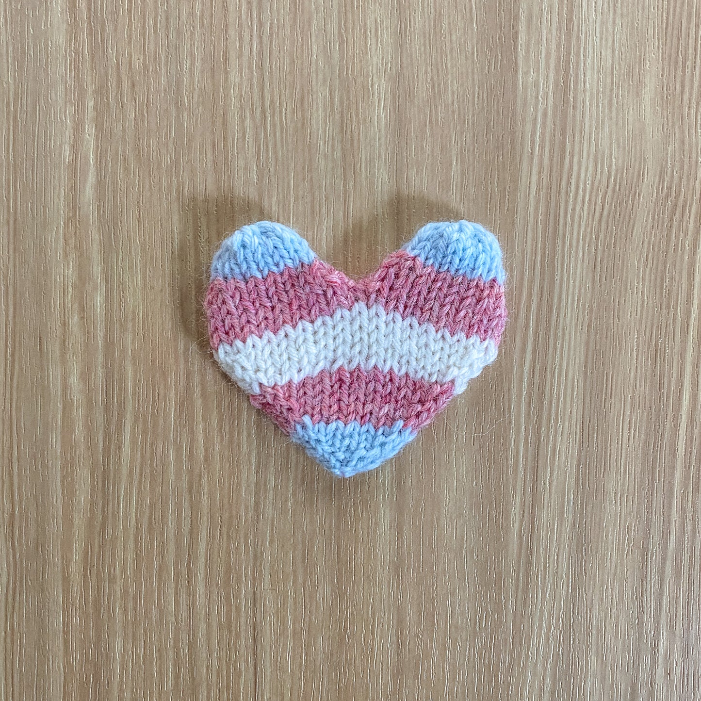 Mini Pride Heart Knitting Pattern