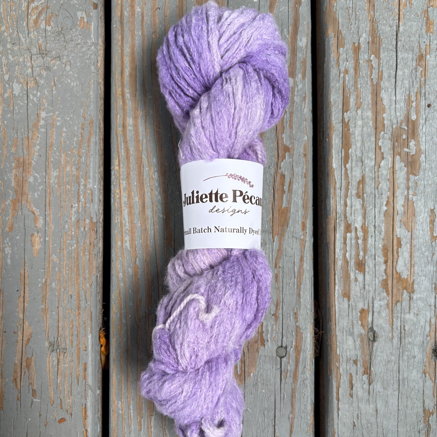 Silk Merino Fluff: Naturally Dyed Yarn