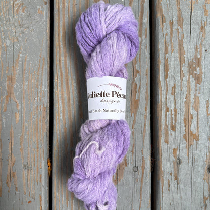 Silk Merino Fluff: Naturally Dyed Yarn