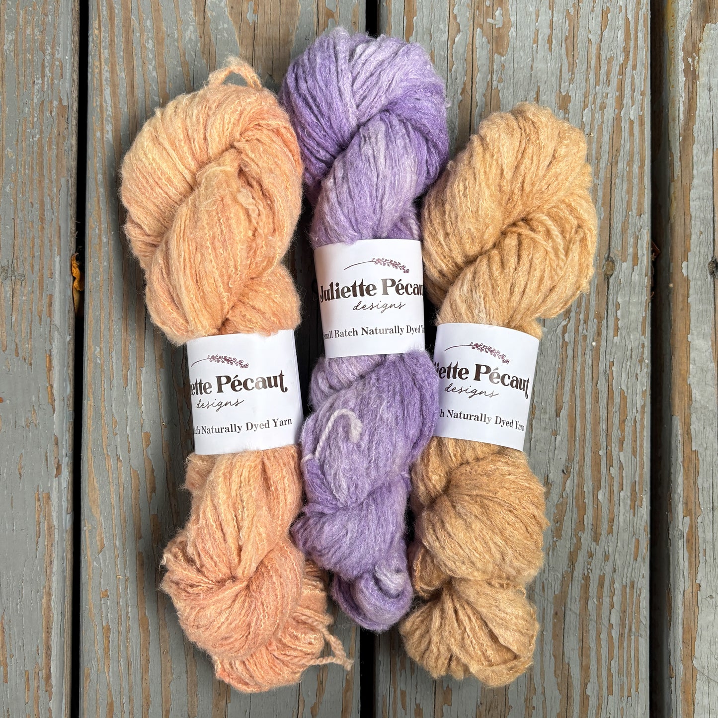Silk Merino Fluff: Naturally Dyed Yarn