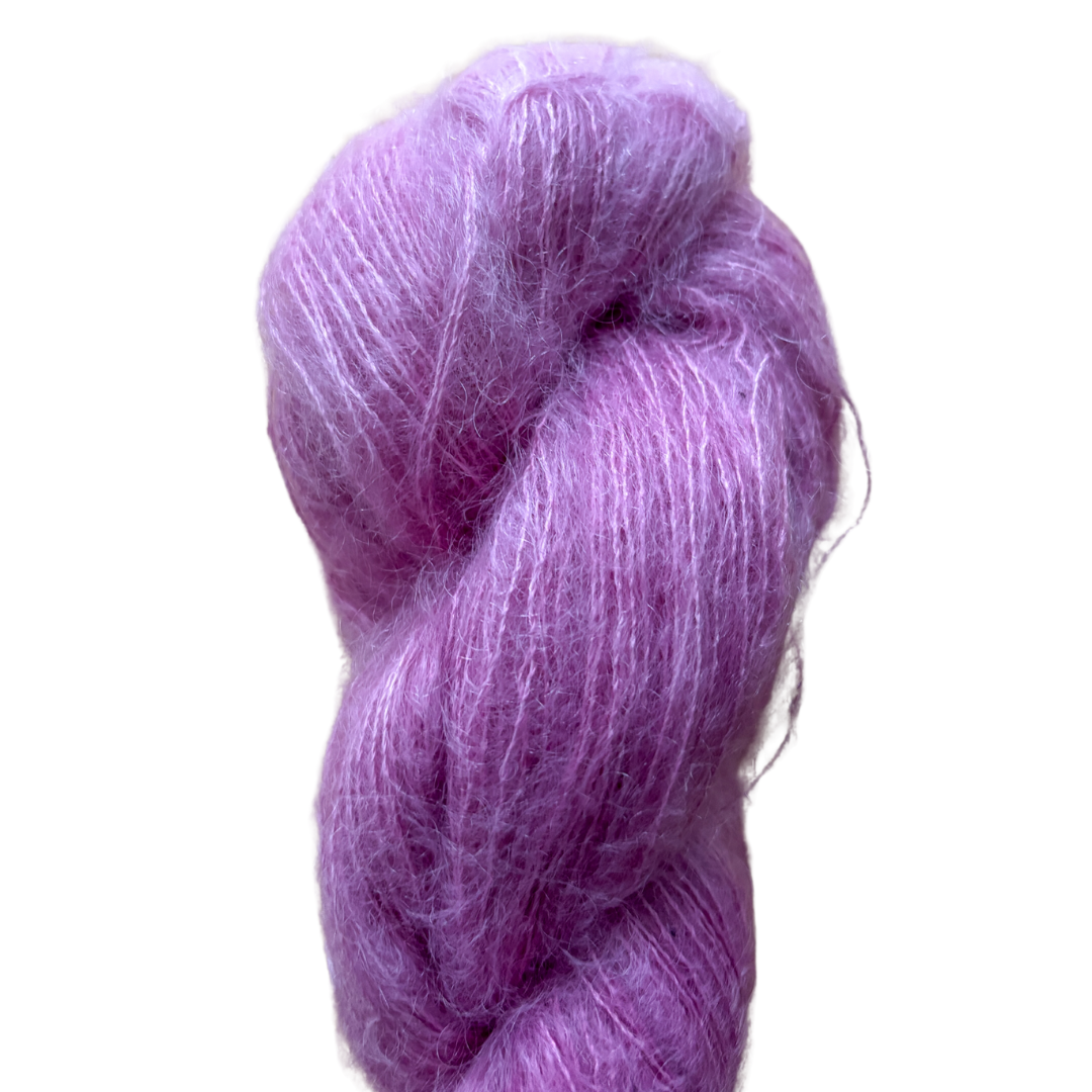 Mohair Silk Lace: Naturally Dyed Yarn