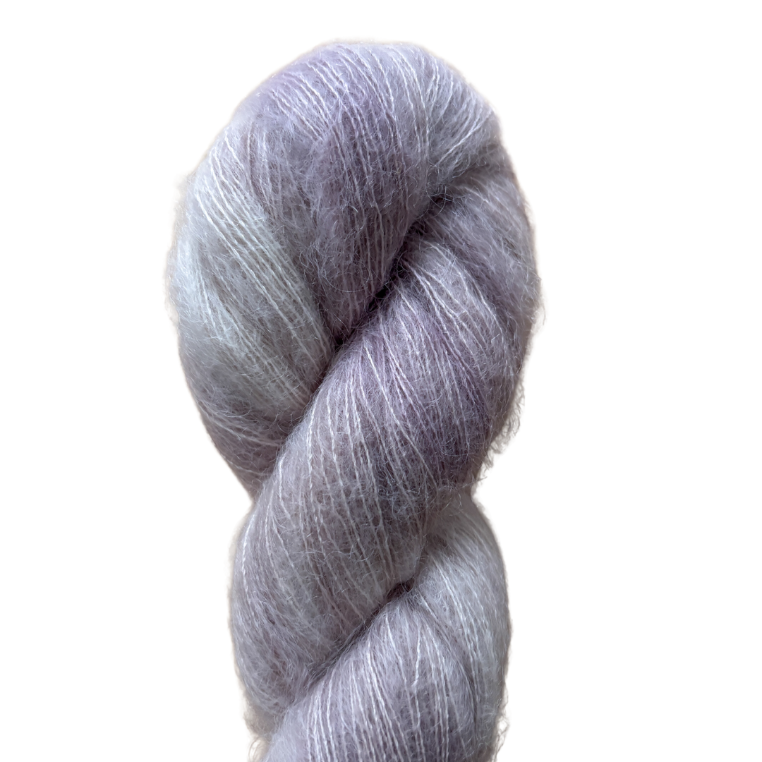 Mohair Silk Lace: Naturally Dyed Yarn