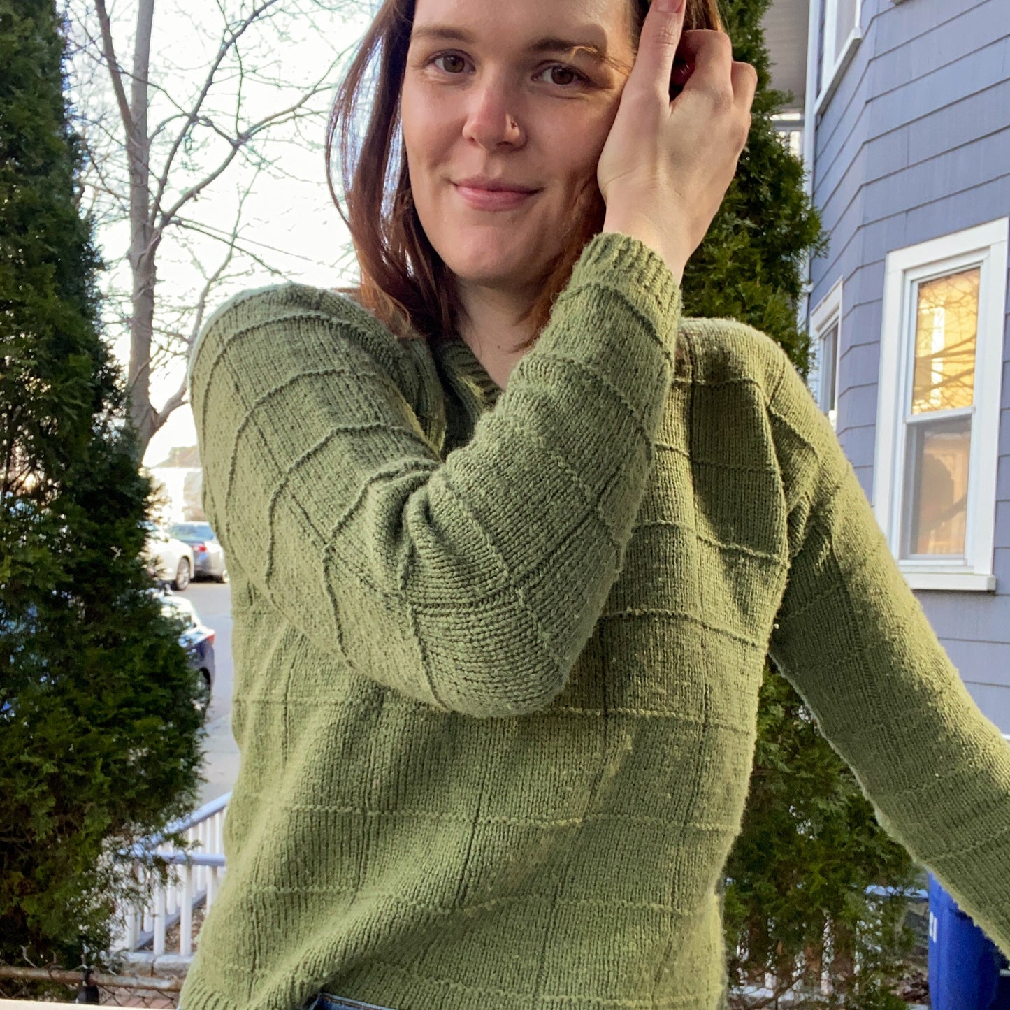 Off the Grid Pullover Knitting Pattern