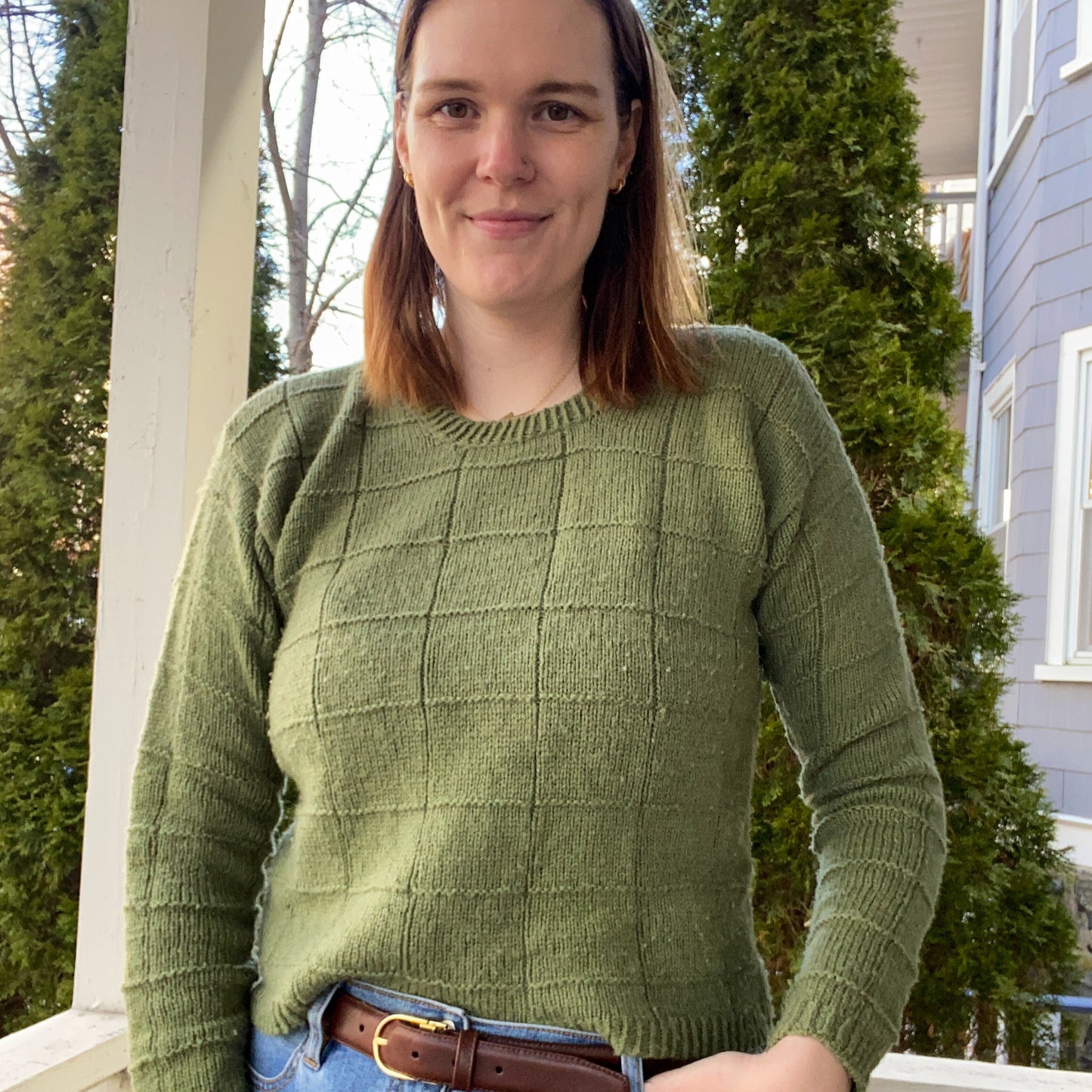 Off the Grid Pullover Knitting Pattern