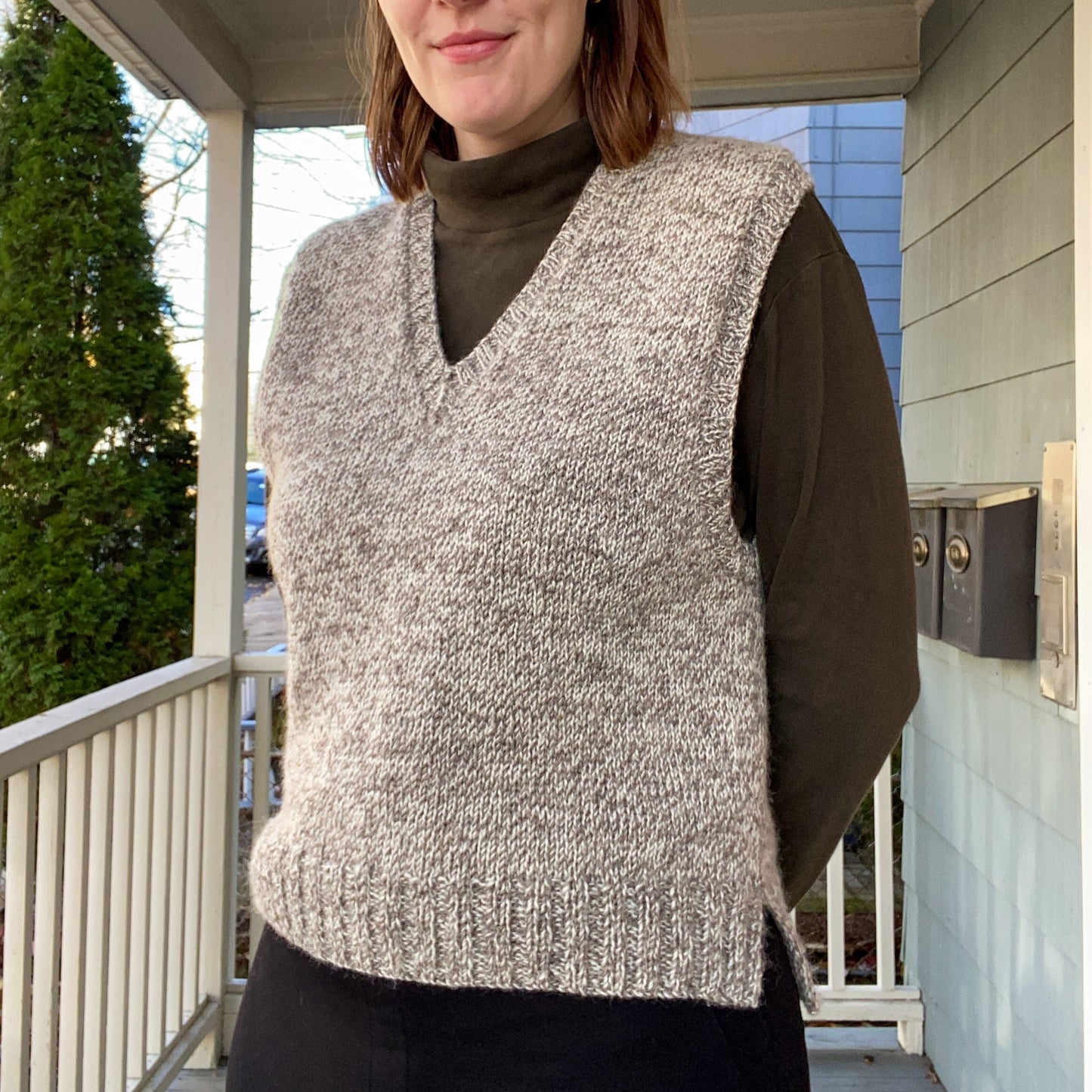 Simply the Vest V-Neck Knitting Pattern