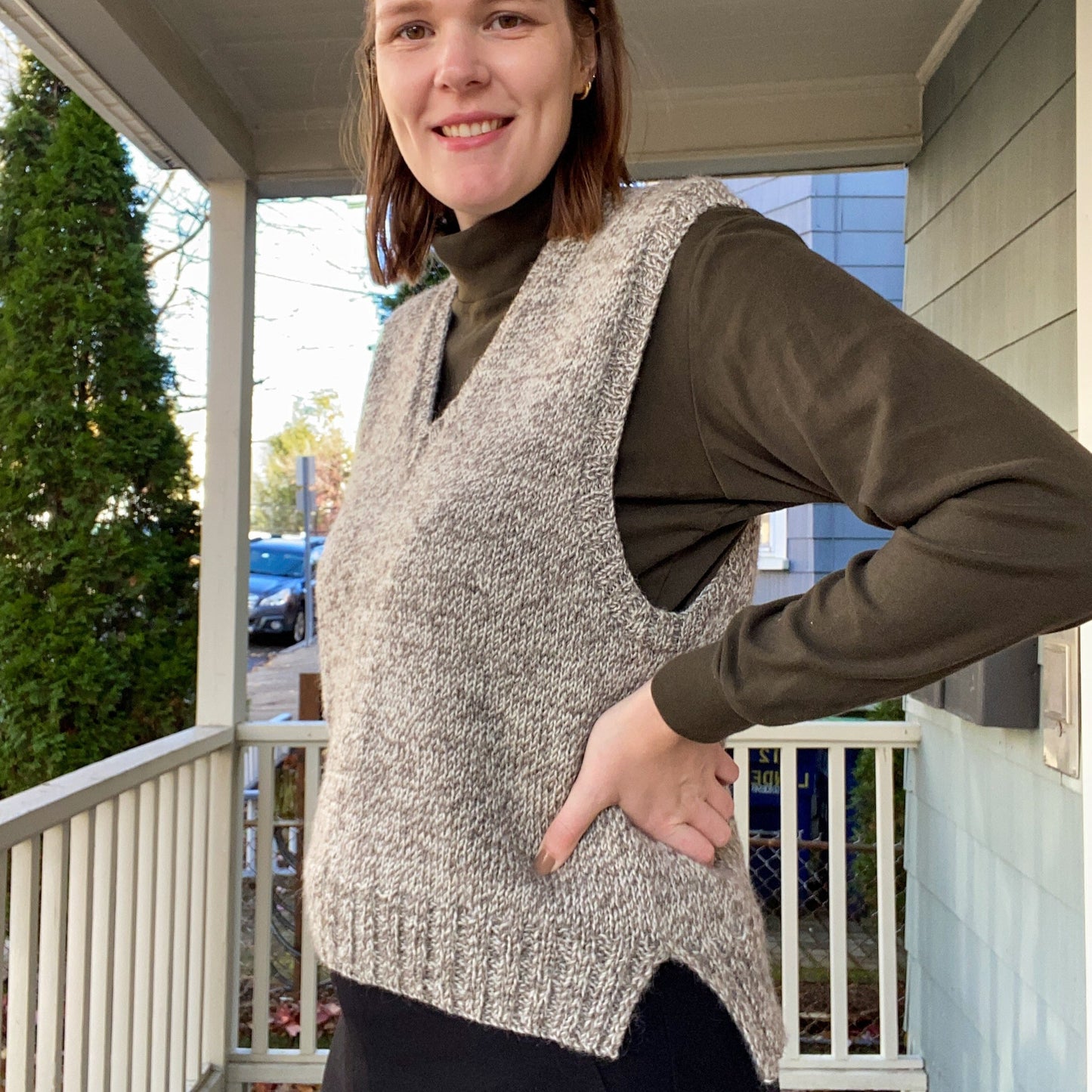 Simply the Vest V-Neck Knitting Pattern