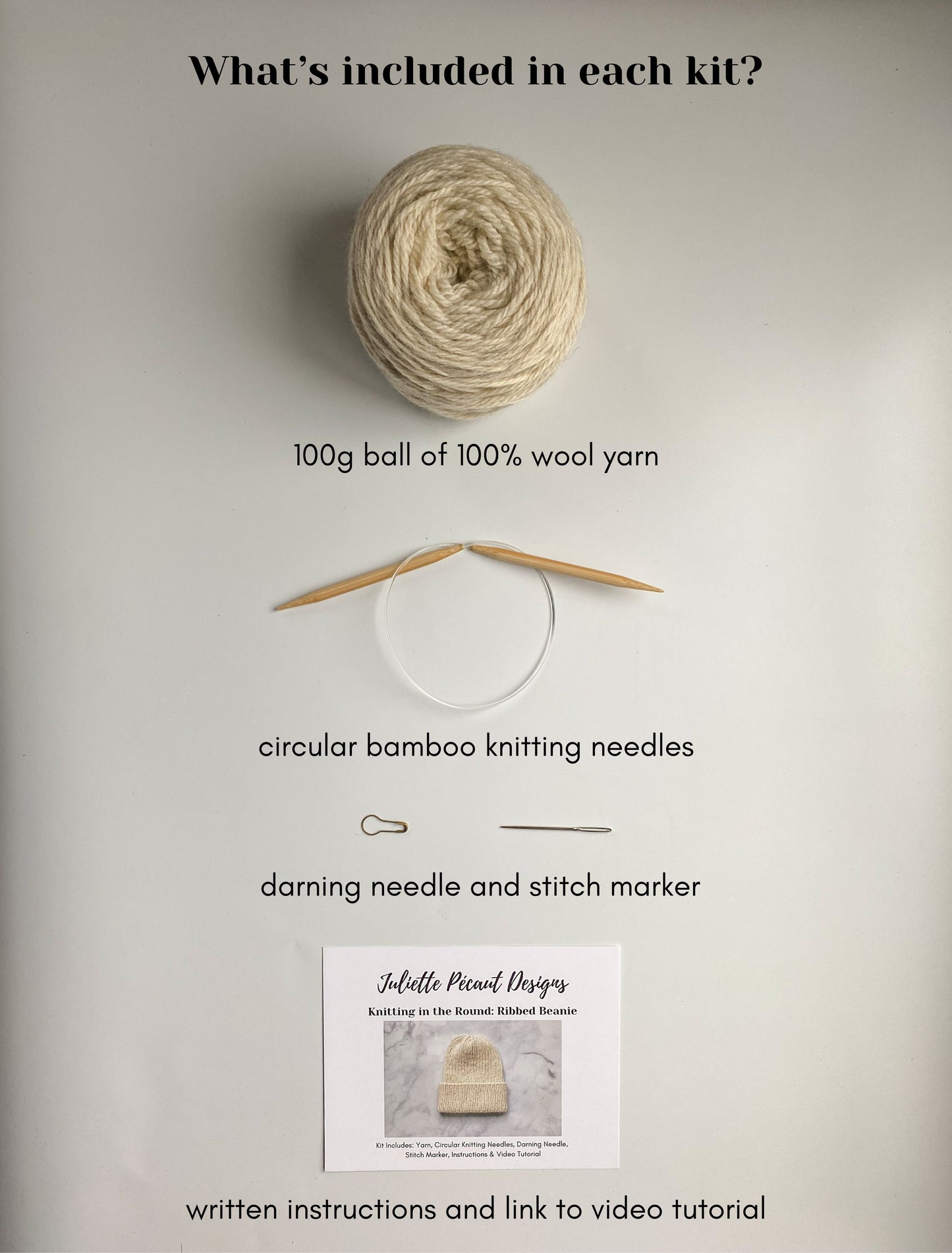 Knitting Kit: Beanie