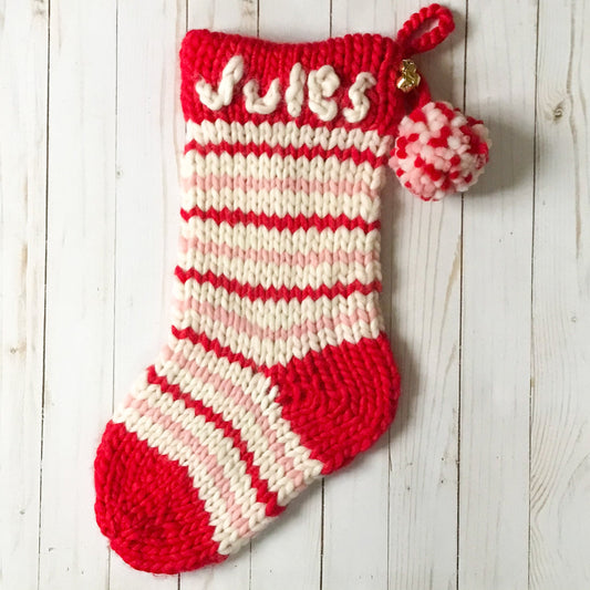 Jingle Jangle Stocking Knitting Pattern