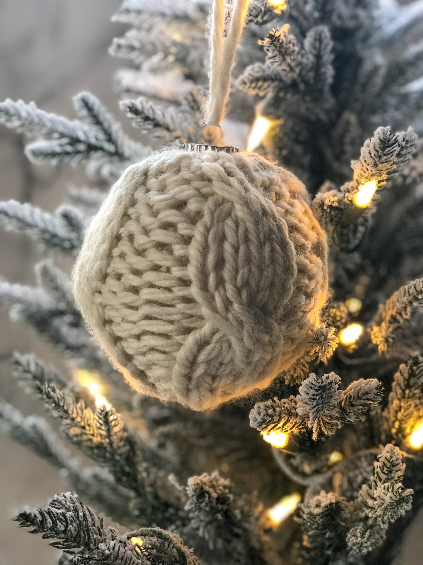 Home for Christmas: Cable Ornament Pattern